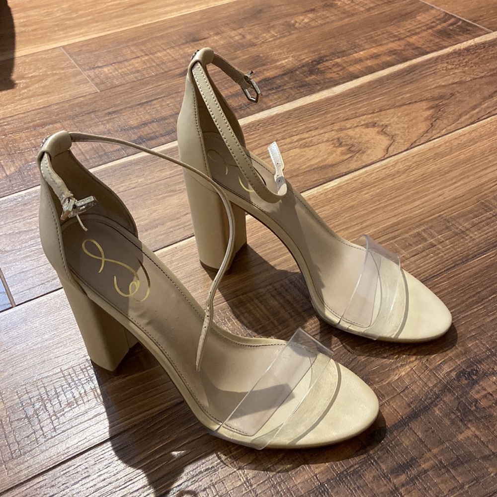 Sam Edelman Yaro Ankle Strap Sandal Heels - Picture 3 of 14